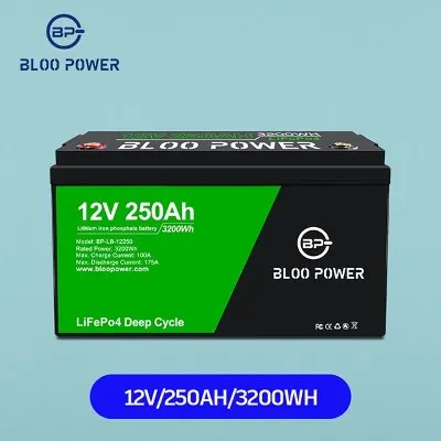 Batterie au lithium-ion 12V 250Ah