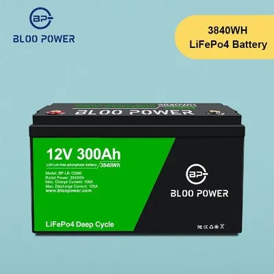Batterie au lithium-ion 12V 300Ah