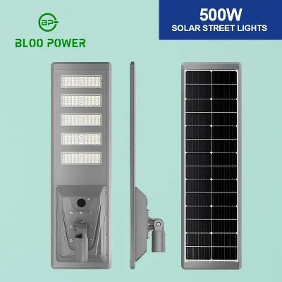 Réverbères solaires 500W